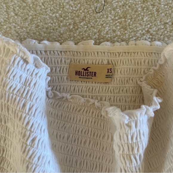 bundle of 2 smocked tube top hollister both size xs - Picture 2 of 2